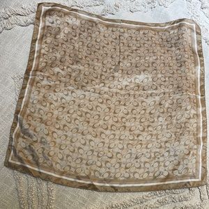 Coach Silk Scarf, never worn